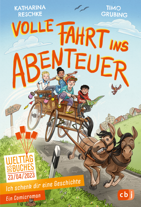 Cover des Welltags-Buches "Volle Fahrt ins Abenteuer"